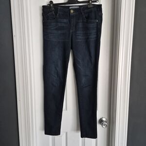 Wit & Wisdom Dark Indigo Skinny Jeans